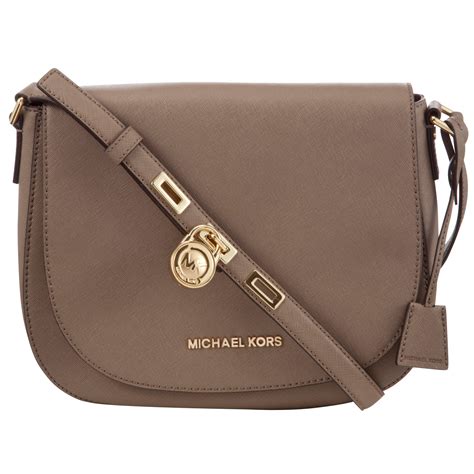 michael kors hamilton leather large messenger bag|Michael Kors Hamilton studded bag.